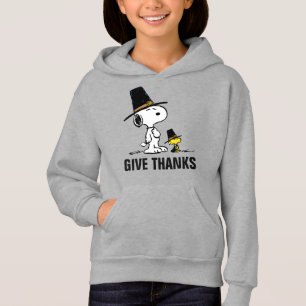 Camiseta Amendoins Snoopy & Woodstock Pilgrim