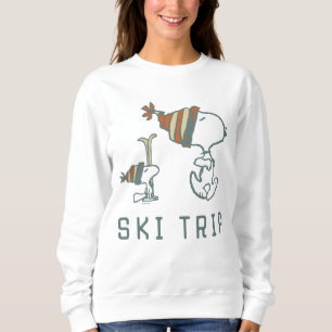 Camiseta Amendoins Snoopy & Woodstock Ski Trip. 2