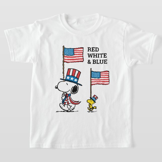 Camiseta Amendoins | Snoopy & Woodstock Tio Sams (Postura )