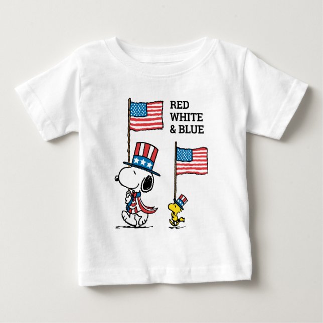 Camiseta Amendoins | Snoopy & Woodstock Tio Sams (Frente)