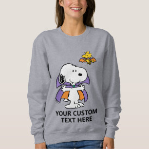 Camiseta Amendoins Snoopy Woodstock Vampiro Halloween
