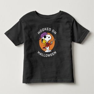 Camiseta Amendoins Snoopy & Woodstock viciado no Hallowee