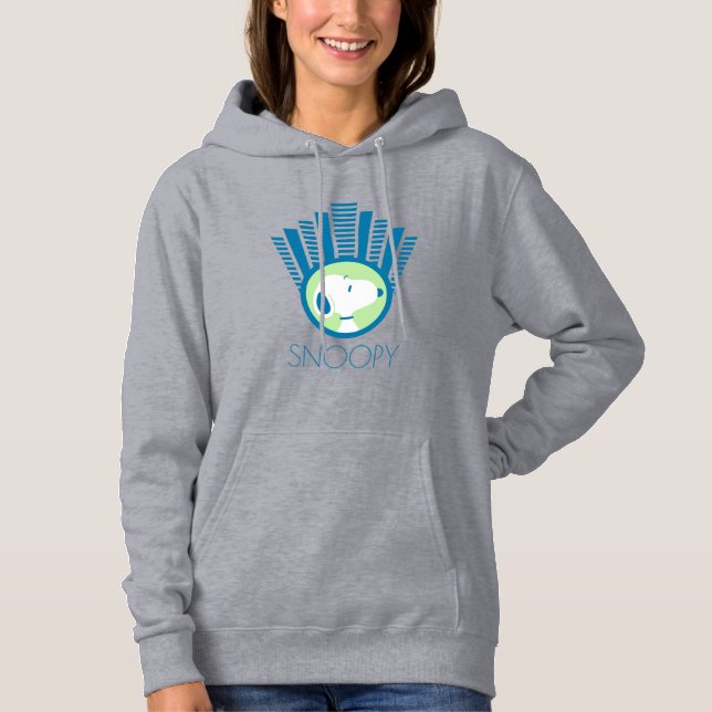 Camiseta Amendoins | Sonhos De Deco Azul De Snoopy (Frente)