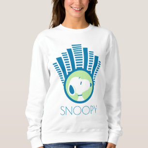 Camiseta Amendoins Sonhos De Deco Azul De Snoopy