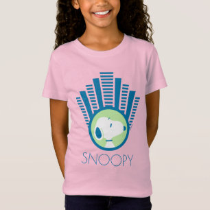 Camiseta Amendoins   Sonhos De Deco Azul De Snoopy
