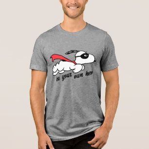Camiseta Amendoins   Super-Herói do Snoopy
