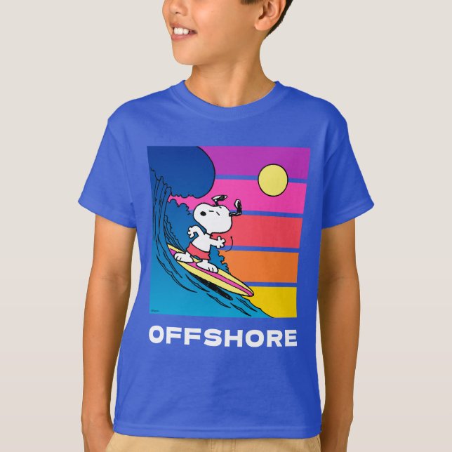 Camiseta Amendoins | Surfe em Snoopy (Frente)