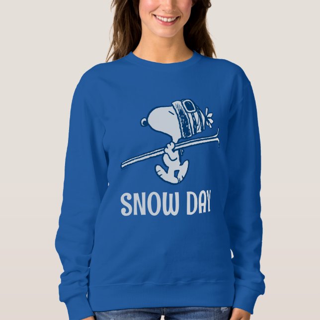 Camiseta Amendoins | Tripa de Esqui de Snoopy (Frente)