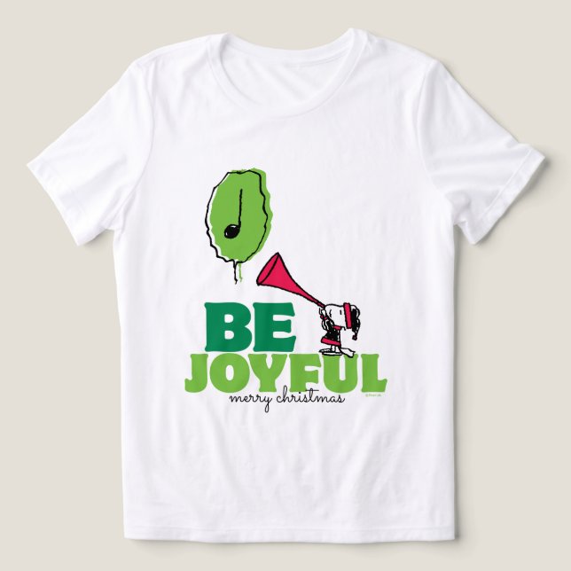 Camiseta Amendoins | Woodstock Be Joyful (Design frontal)