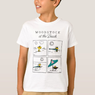 Camiseta Amendoins Woodstock na praia