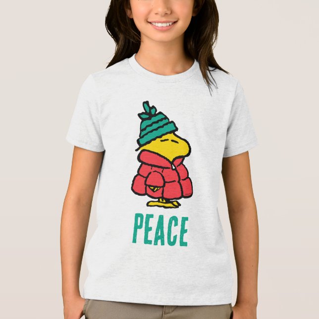 Camiseta Amendoins | Woodstock Puffy Jaqueta de inverno (Frente)