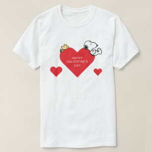 Camiseta Amendoins Woodstock & Snoopy Namorados