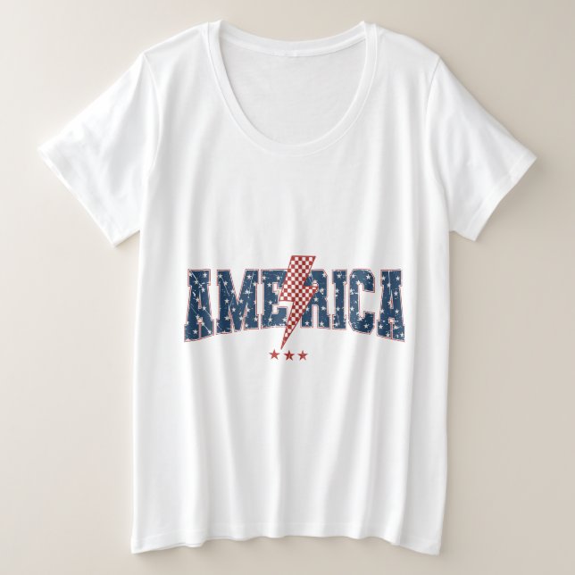Camiseta America  (Frente do Design)