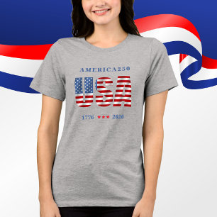 Camiseta AMÉRICA250 1776-2026 Celebração