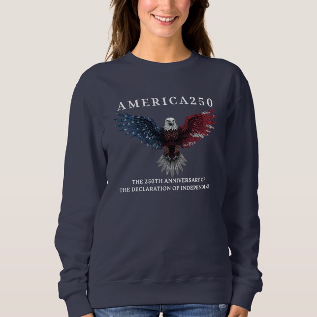 Camiseta AMERICA250 Independence Day July 4th 2026  (Frente)