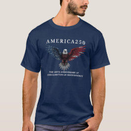 Camiseta AMERICA250 Independence Day July 4th 2026 