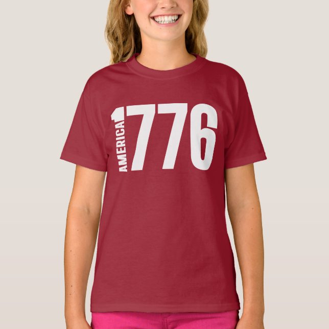 CAMISETA AMÉRICA 1776  (Frente)