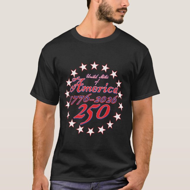 Camiseta América 1776/2026 (Frente)