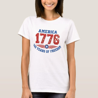 Camiseta América 1776 250 Anos de Liberdade Destruída