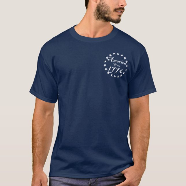 Camiseta América 1776 desde 1776 (Frente)