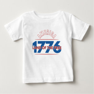 CAMISETA AMÉRICA 1776 TERRA DA LIBERDADE