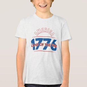 CAMISETA AMÉRICA 1776 TERRA DA LIBERDADE