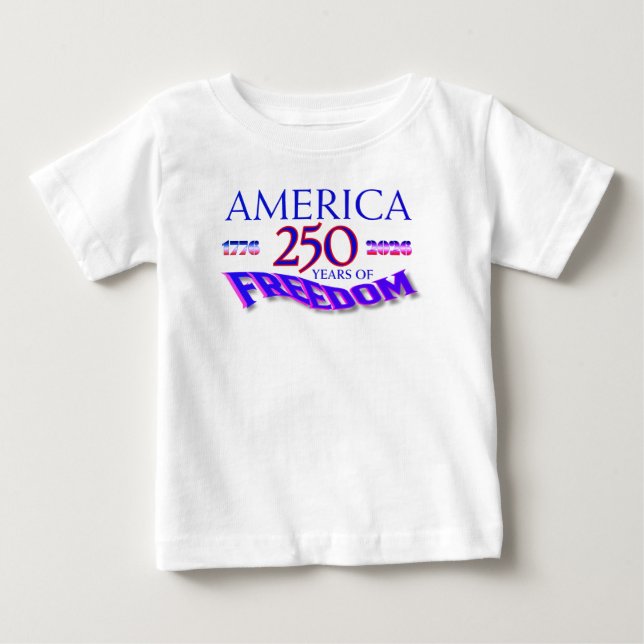 Camiseta América 250 Anos de Liberdade (Frente)
