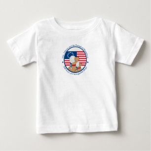 Camiseta América 250 Anos Pais Fundadores Crianças