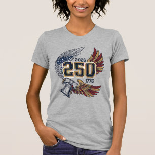 Camiseta América 250 Asas de Águia 2026 Design Patriótico_1