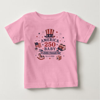 Camiseta América 250 Bebê / Pequeno Patriota