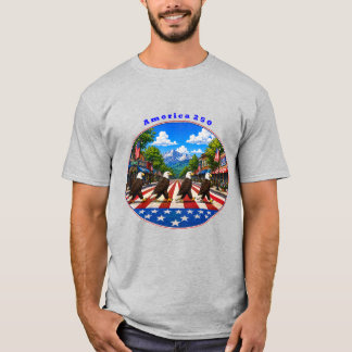 Camiseta América 250 com Quatro Águias Carecas na Estrada U