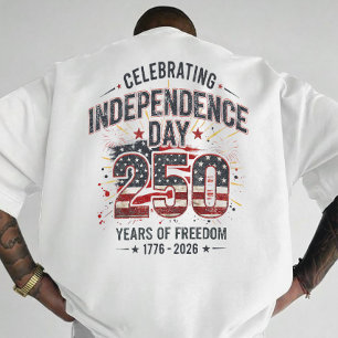 Camiseta América 250 Dia da Independência Liberdade