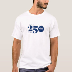 Camiseta América 250 Estrelas e Listras
