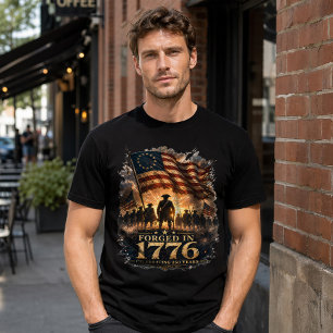 Camiseta América 250 Forjada Em 1776