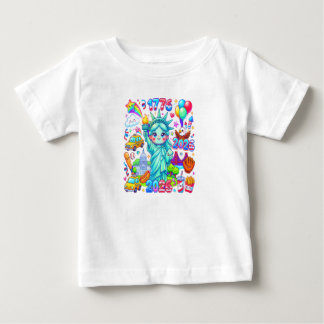 Camiseta America 250 Kids – Fofo Patriótico EUA 17