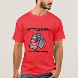 Camiseta América 250 | Placas de Identificação | Bandeira d
