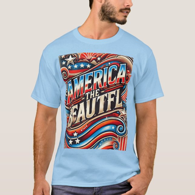 Camiseta América, a beleza (Frente)