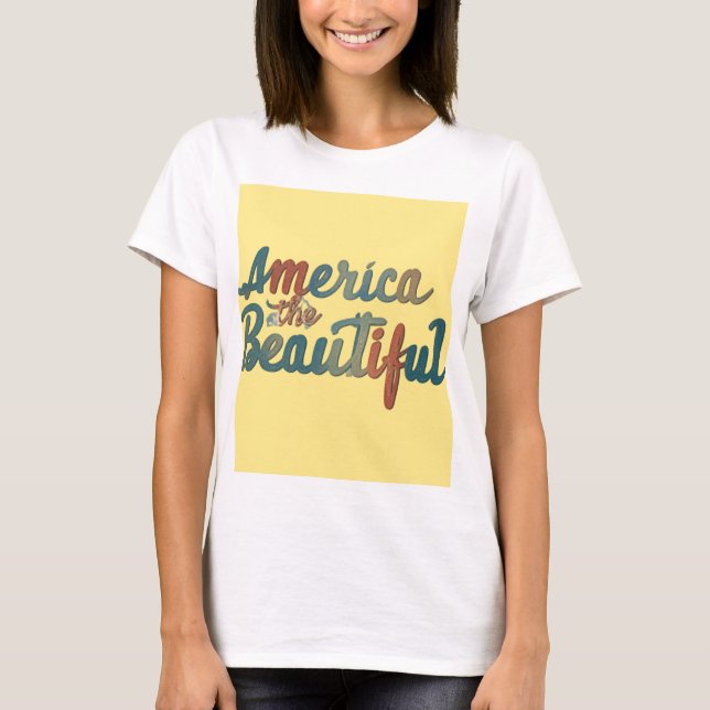 Camiseta América, a beleza (Frente)