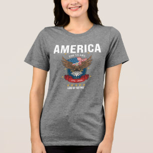 Camiseta América   Águia Azul Vermelho Branco 250º Aniversá