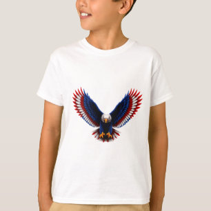 Camiseta América aos 250 Ainda Voando Alto Águia Patriótica