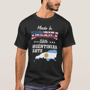 Camiseta América Argentina Mapa EUA Bandeira Ro