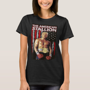 Camiseta America Boxer Trump Rocky Trump Meme Trump 2024 ,