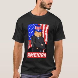 Camiseta América Cheems Shiba Dog Dank Memória Engraçada 4