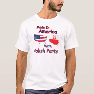 Camiseta América com peças polonesas