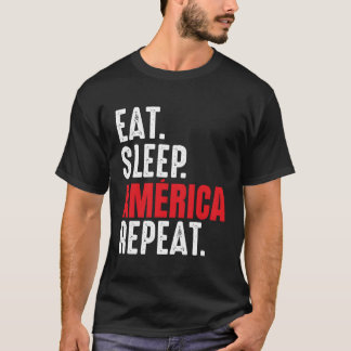 Camiseta America De Cali Come Sleep Repita Ventilador Colôm