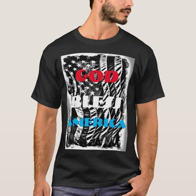 Camiseta América deus abençoe (Frente)