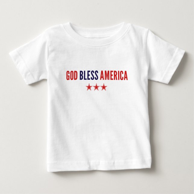 Camiseta América deus abençoe (Frente)