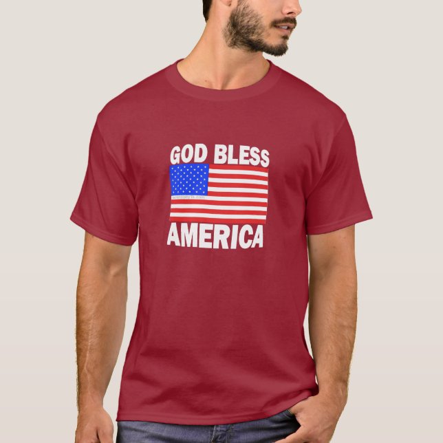Camiseta América Deus abençoe (Frente)
