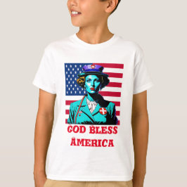 Camiseta América deus abençoe