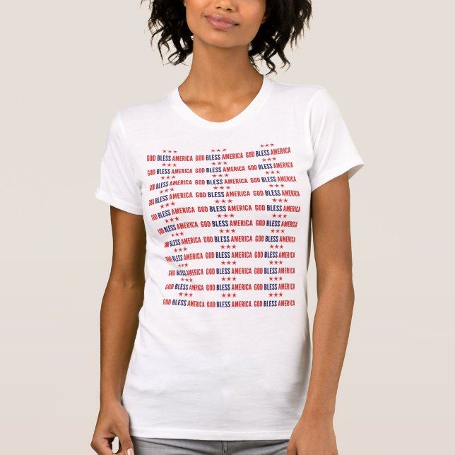 Camiseta América deus abençoe (Frente)